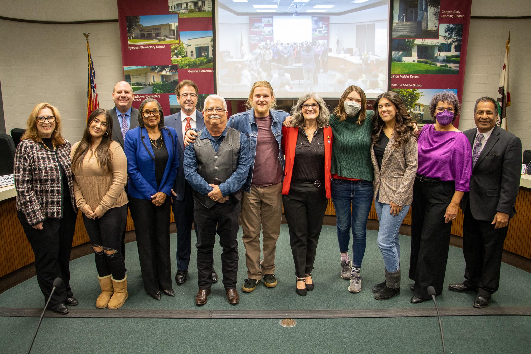 The automotive students and teacher, Mr. Rick Montenegro, shared some updates from the school year and did a fantastic job starting our Board meeting. 