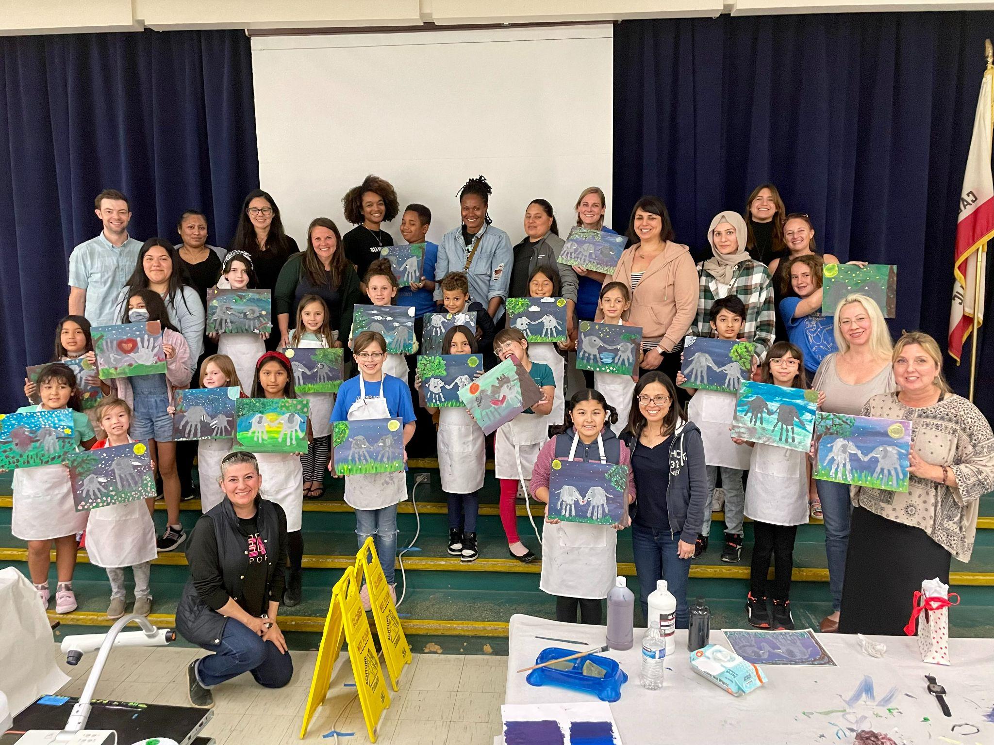 Our Family Paint Nights have been a fantastic new approach to parent engagement at our elementary schools.